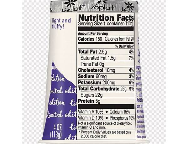 Йогурт nutrition facts