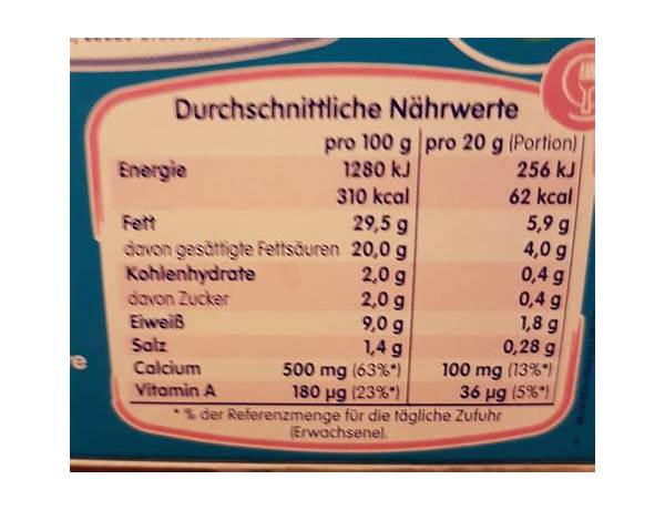 جبنة كيري nutrition facts