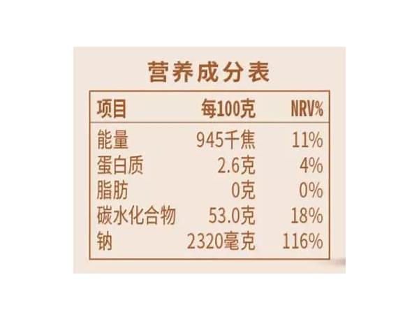 寿喜烧饭团 nutrition facts