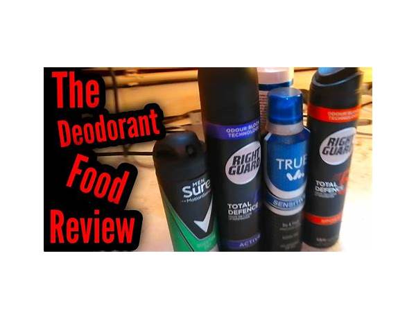 ￼ deodorant food facts