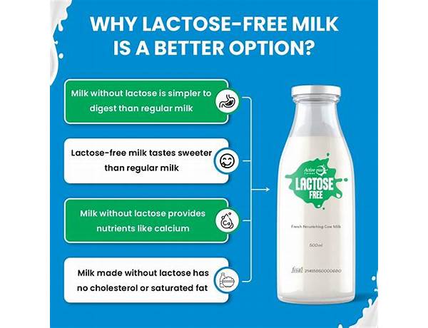 1% lactose free milk ingredients