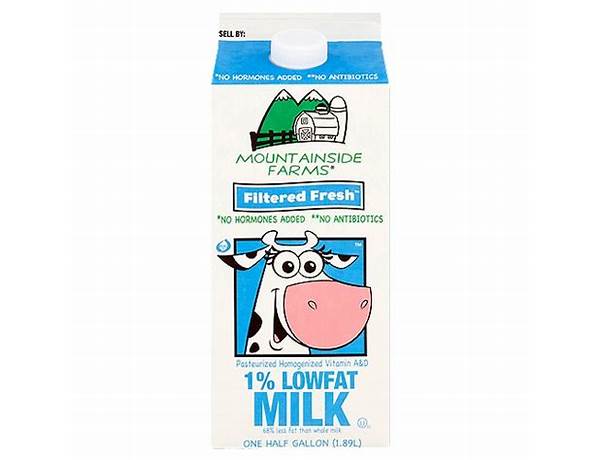 1% lowfat milk ingredients