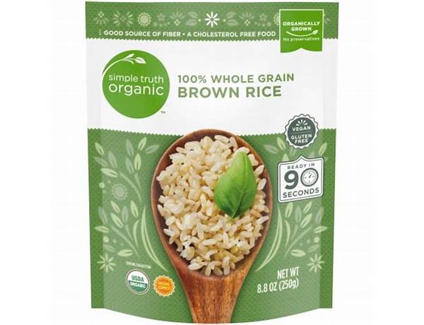 100% organic whole grain brown rice pasta ingredients