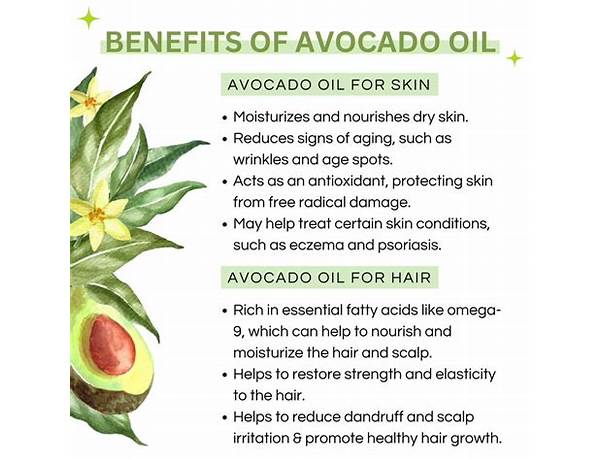 100% pure cold pressed avocado oil food facts