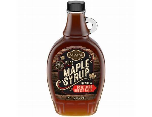 100% pure maple syrup grade a food facts