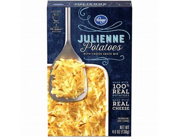 100% russet julienne potatoes in a creamy cheese sauce ingredients
