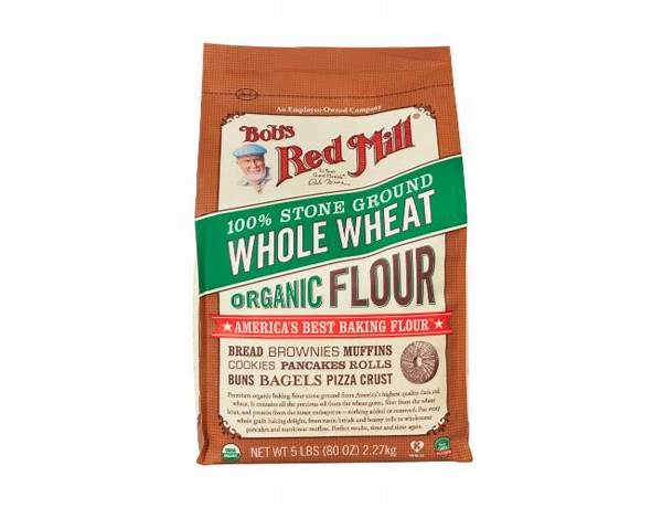 100% stone ground whole wheat flour food facts