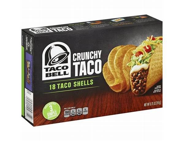 18 crunchy taco shells food facts