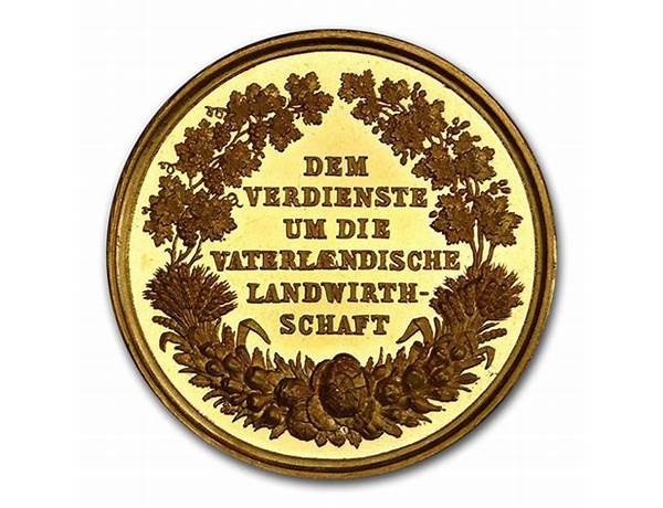 2019 Gold Medal Of The German Agricultural Society, musical term