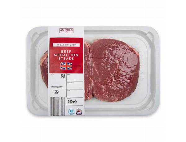 21 day matured british beef medallion steak food facts