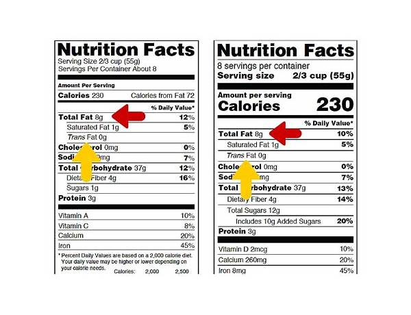 238 g nutrition facts