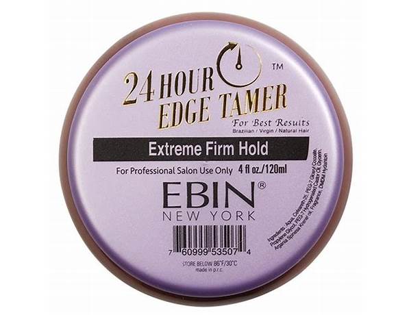 24 hour edge control extra firm hold nutrition facts