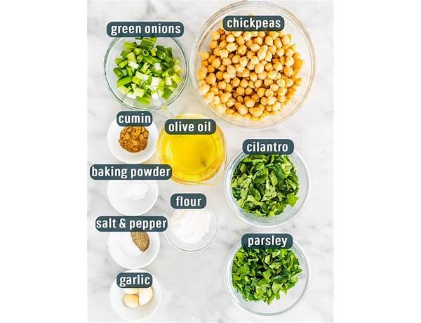 26 falafel ingredients