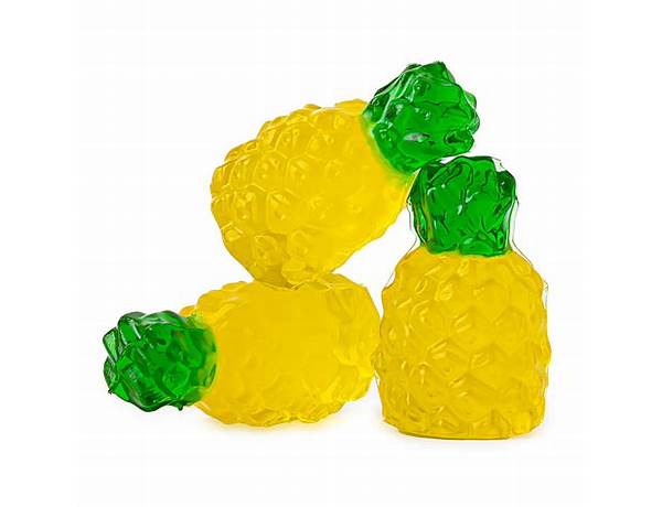 3d gummy pineapple ingredients