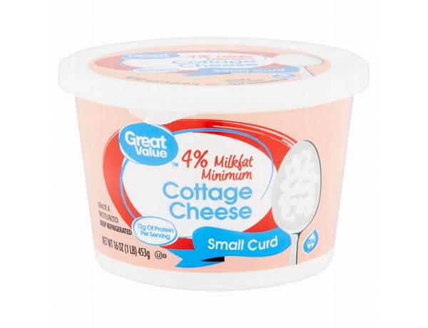 4% cottage cheese great value correct label ingredients