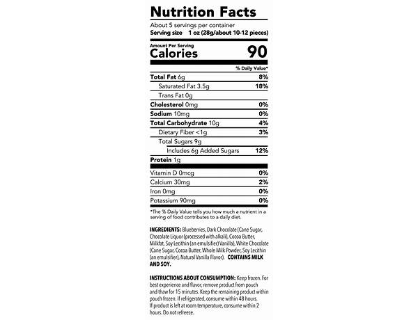 5 oz nutrition facts