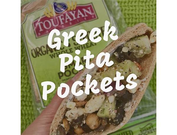 6” wheat greek pita pocket food facts