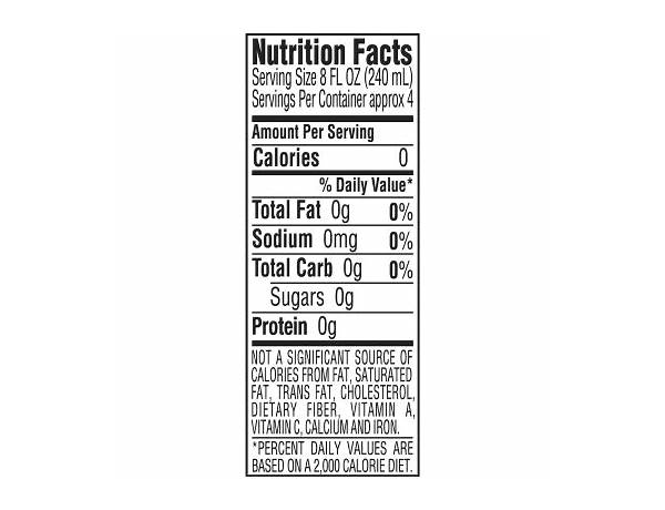 8 oz nutrition facts