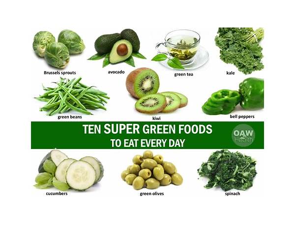 8 greens food facts