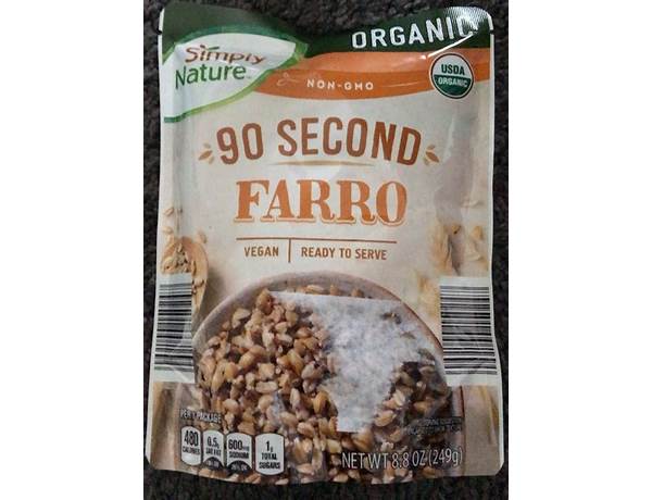 90 second farro food facts