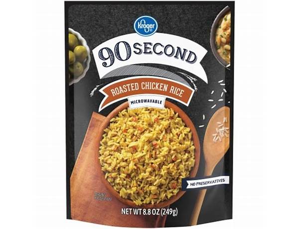 90 second roasted chicken rice food facts