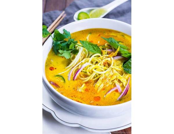 A taste of thai, quick meal yellow curry noodles ingredients