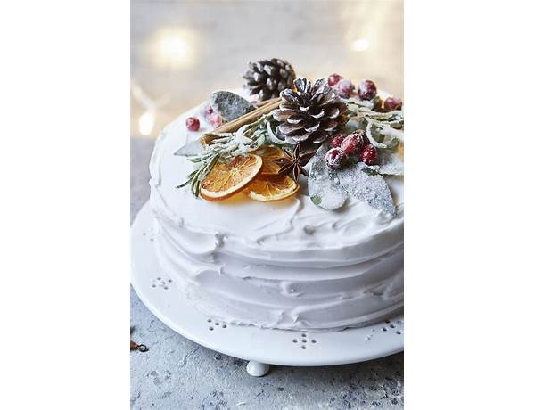 A white christmas icing decorations food facts
