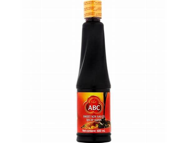 Abc sweet soy sauce 600ml food facts