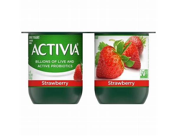 Activa strawberry yogurt ingredients