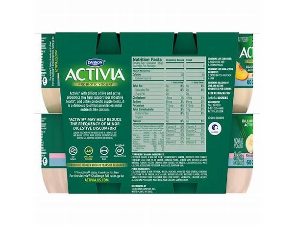 Activia nutrition facts
