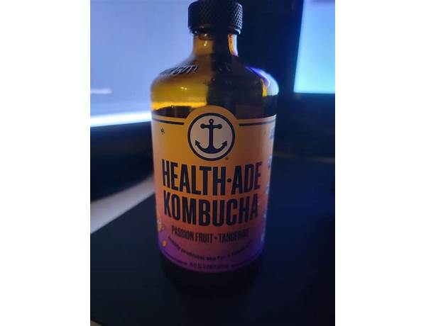 Ade kombucha passion fruit tangerine a bubbly probiotic tea food facts