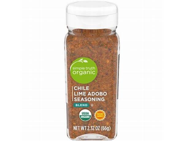 Adobo chile seasoning food facts