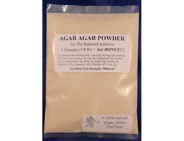 Agar-agar powder food facts