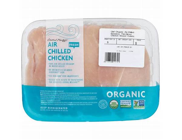 Air chilled chicken breast ingredients