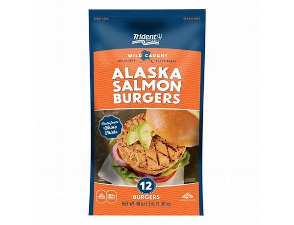 Alaska salmon burgers ingredients