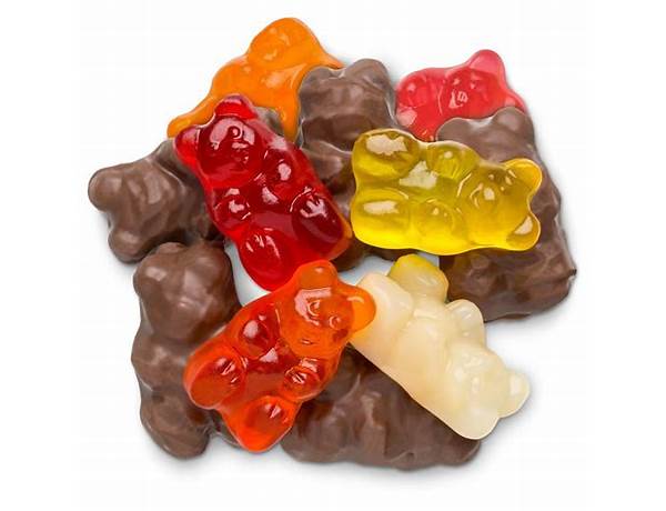 Albanese chocolate covered gummy bears food facts