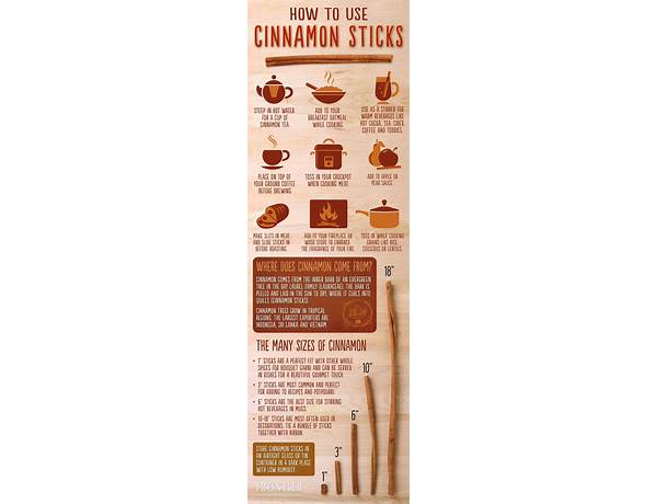 All natural cinnamon sticks food facts