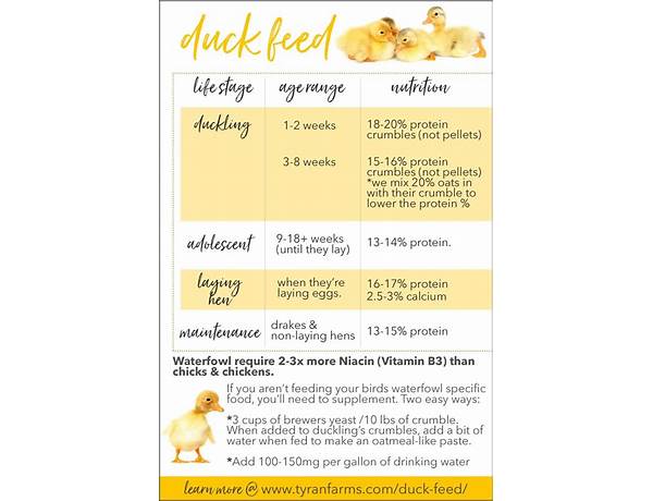 All natural duck ingredients