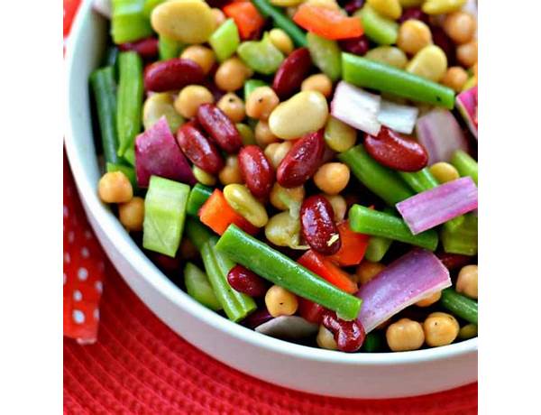 All natural four bean salad food facts