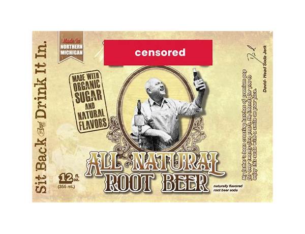 All natural root beer food facts
