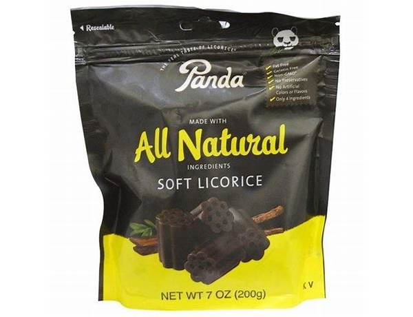 All natural soft licorice food facts