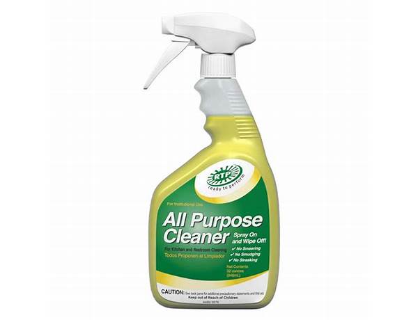 All purpose cleaner food facts