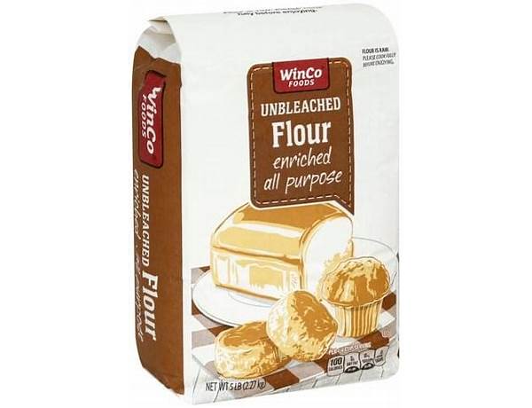 All-purpose unbleached flour food facts