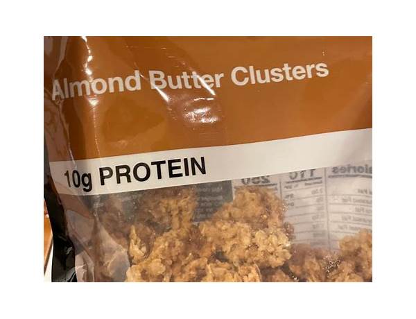 Almond butter clusters food facts