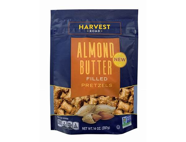 Almond butter filled pretzels food facts