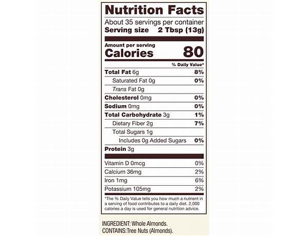 Almond flour nutrition facts