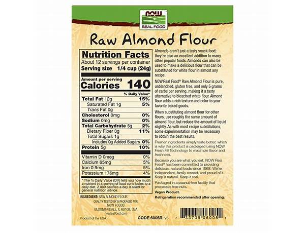 Almond flour nutrition facts