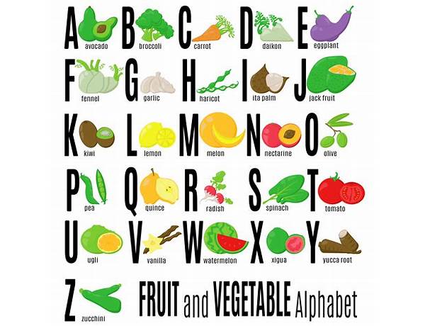 Alphabet food facts