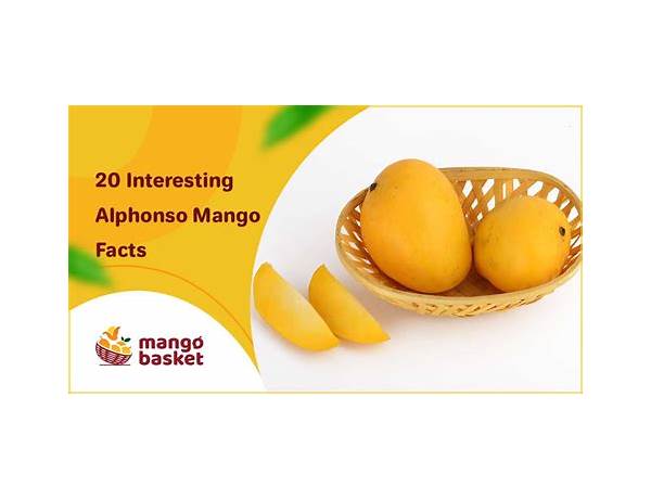 Alphonso mango food facts