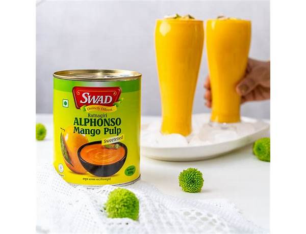 Alphonso mango pulp food facts